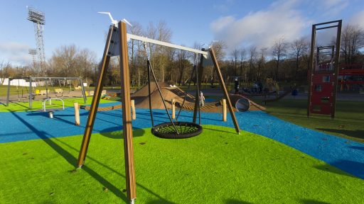 Children playgrounds in Liepāja