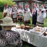 Traditional feast in Ethnographic house 