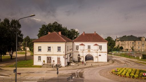 Gebäudekomplex des Gutes Priekule