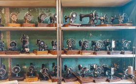 Private collection of sewing machines