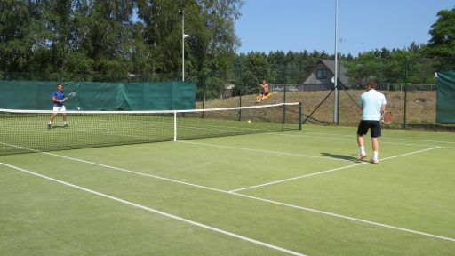 Tennis court in Pāvilosta