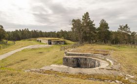 Die historische Ausstellung der Küstenartillerie-Batterie Nr. 2 des lettischen Kriegsmuseums Liepāja