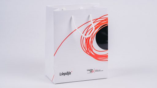 Gift bags with Liepāja European Capital of Culture 2027 logo