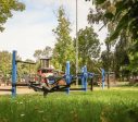 Līdz 19. oktobrim Liepājā uz laiku pieejams jauns āra trenažieru laukums